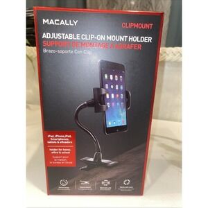 Clipmount Adjustable Clip-On Mount Holder for iPad iPhone Tablet Smartphone